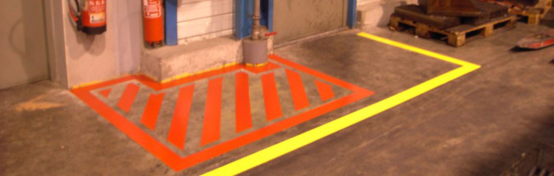Marquage au sol industriel protection